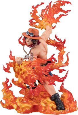 One Piece FiguartsZERO PVC Statue (Extra Battle) Portgas. D. Ace -One Piece Bounty Rush 5th Anniversary- 17 cm