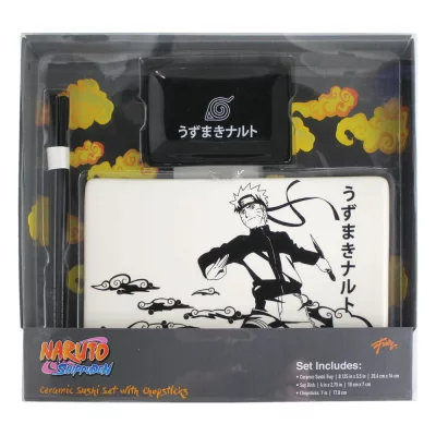 Naruto Sushi Set mit Essstäbchen