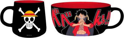 ONE PIECE - Breakfast Set Mug + Bowl - Luffy