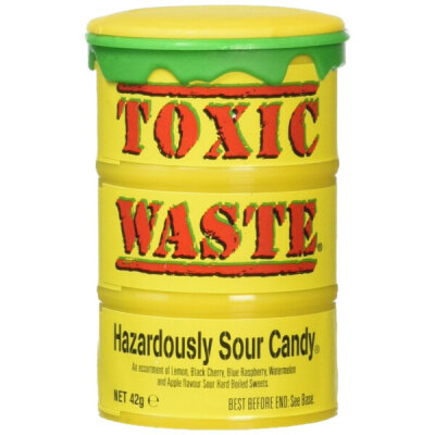 Toxic Waste - Hazardously Sour Candy 42g