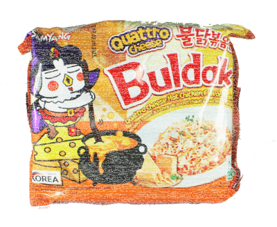 Samyang Buldak Hot Chicken Ramen Quattro Cheese 145g – scharfe koreanische Instant Nudeln