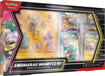 Enigmaras Wampitz-ex Premium-Kollektion – Pokémon TCG | Exklusive Holo-Karten & Boosterpacks