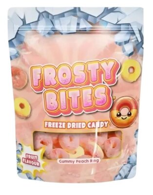 Frosty Bites - Gummy Peach Ring 50g