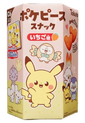 SALE - Tohato Corn Snack Strawberry Pokepeace 23g