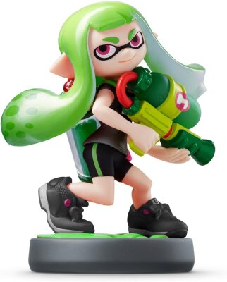 Amiibo Splatoon Inkling Girl grün