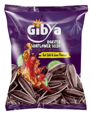 GibYa - Sonnenblumenkerne - Hot Chili & Lime 100g
