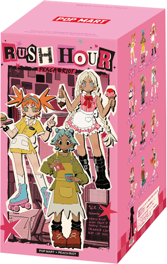 Peach Riot Rush Hour – Pop Mart Blind Box Figuren, 17,99 €