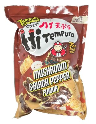 Hi Tempura Seaweed Snack - Mushroom Black Pepper Flavor 40 g
