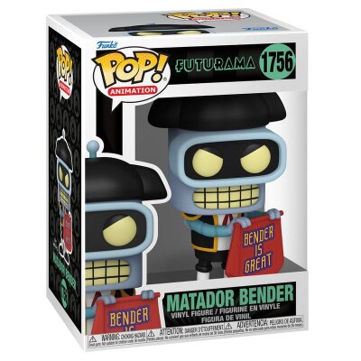 POP! Animations 1756 – Matador Bender – Futurama Funko Figur