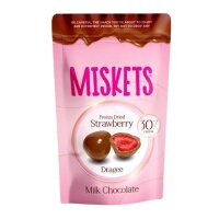 Miskets Strawberry in Milk Chocolate 80g