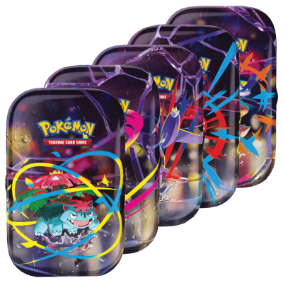 Pokémon Mega Entwicklung Mini Tin - Deutsche Booster Karten Mit Metallbox