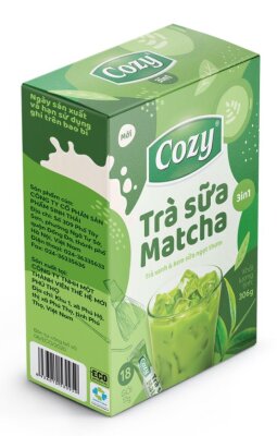 Cozy Matcha Milk Tea 3-in-1 18er Pack 306 g