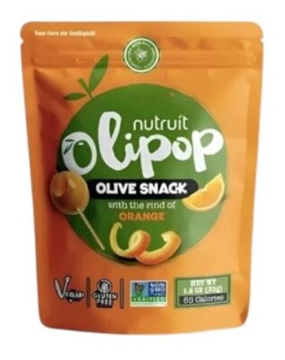 Sale - Nutruit Olipop - Oliven Snack mit Orangenfüllung 33 g