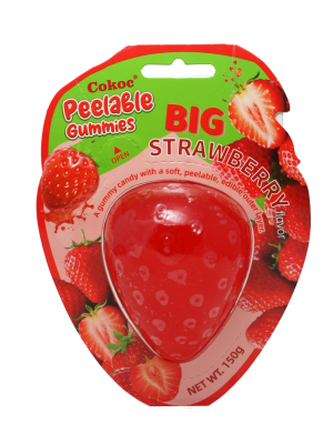 Cokoc Peelable Gummies - Big Strawberry 150g