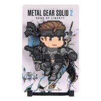 FiGGYZ Magnet-Sammelfigur Solid Snake (MGS2 Ver.) – Metal Gear Solid – Pixel Art Gaming Figur 11 cm