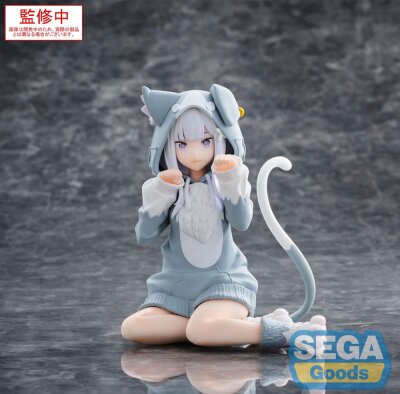 Re:Zero Yumemirize PVC Statue – Emilia Mofumofu Pack 11 cm | Anime Figur