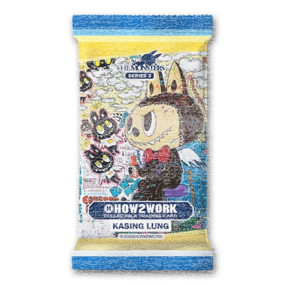 How2Work Labubu Collectible Card Game – The Monsters Series 3 Display (10 Packs)
