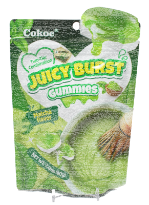 Cokoc Juicy Burst Gummies Matcha Flavor 60g