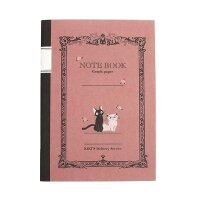 Kikis kleiner Lieferservice Retro Notizbuch Jiji Red