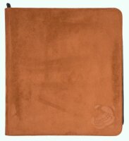 Resiplush Zip-Up Album 4x3 24-Pocket Brown