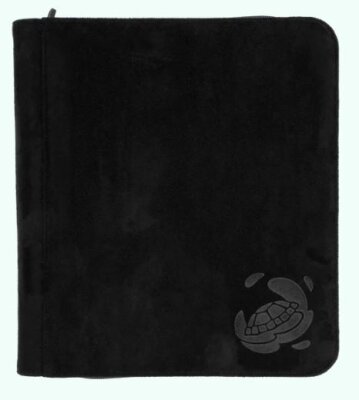Resiplush Toploader Zip-Up Album 2x2 8-Pocket Black