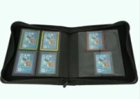Resiplush Toploader Zip-Up Album 2x2 8-Pocket Black