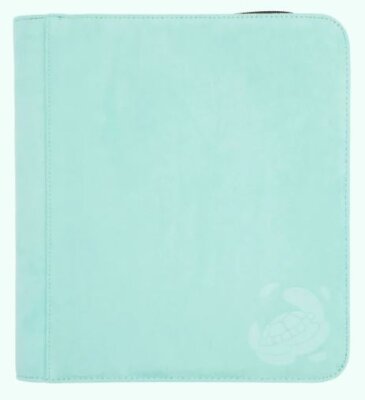Resiplush Toploader Zip-Up Album 2x2 8-Pocket Turquoise