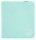 Resiplush Toploader Zip-Up Album 2x2 8-Pocket Turquoise