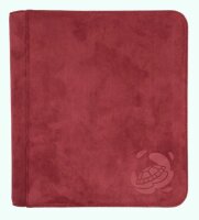Resiplush Toploader Zip-Up Album 2x2 8-Pocket Wine Red